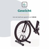 Voltano Fietsenrek 1 Fiets - Zwart - Fietsstandaard
