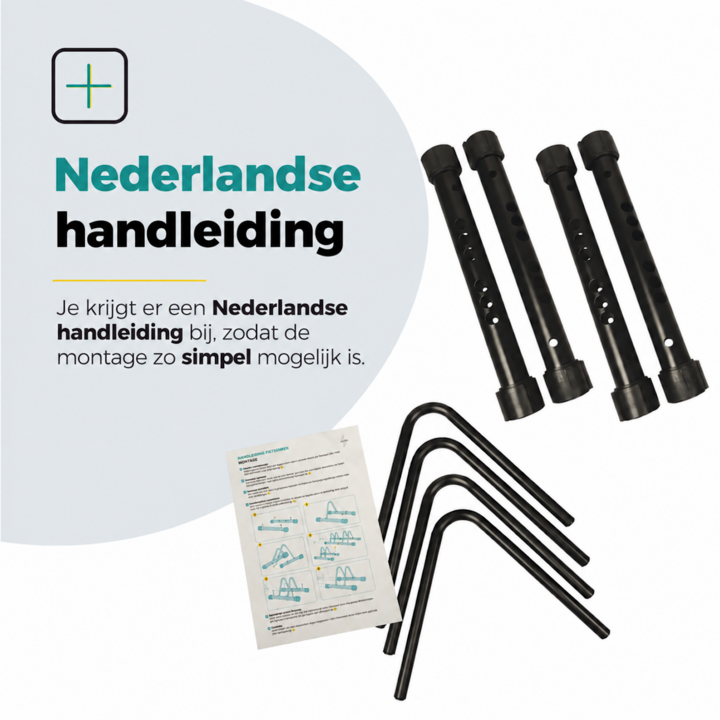 Voltano Fietsenrek 1 Fiets - Zwart - Fietsstandaard