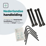 Voltano Fietsenrek 1 Fiets - Zwart - Fietsstandaard
