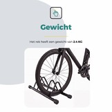 Voltano Fietsenrek 2 Fietsen - Zwart - Fietsenstandaard
