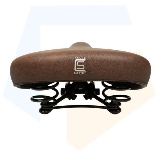 Selle Comfort City Foam Fietszadel - Vacuüm Geseald - Bruin
