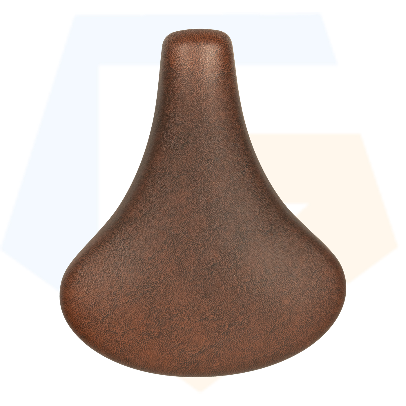 Selle Comfort City Foam Fietszadel - Vacuüm Geseald - Bruin