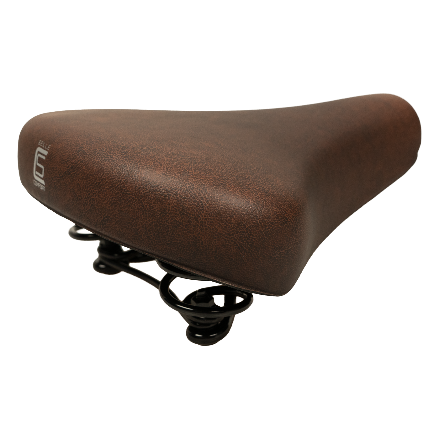 Selle Comfort City Foam Fietszadel - Vacuüm Geseald - Bruin