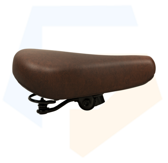 Selle Comfort City Foam Fietszadel - Vacuüm Geseald - Bruin