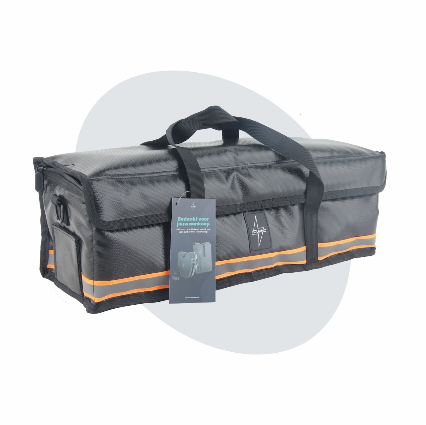 Voltano E-bike Accutas - Zwart - 12,5 Liter - Met Schouderband