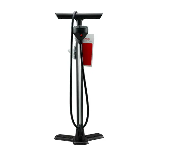 Simson AeroMax 160 Fietspomp - Met Manometer - Zilver