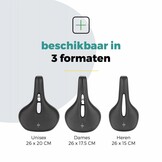 Voltano E-bike Pro Fietszadel 2.0 Middel - Zwart - Dames - Met Zadelstrop