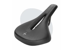 Voltano E-bike Pro Fietszadel 2.0 Middel - Zwart - Dames - Met Zadelstrop