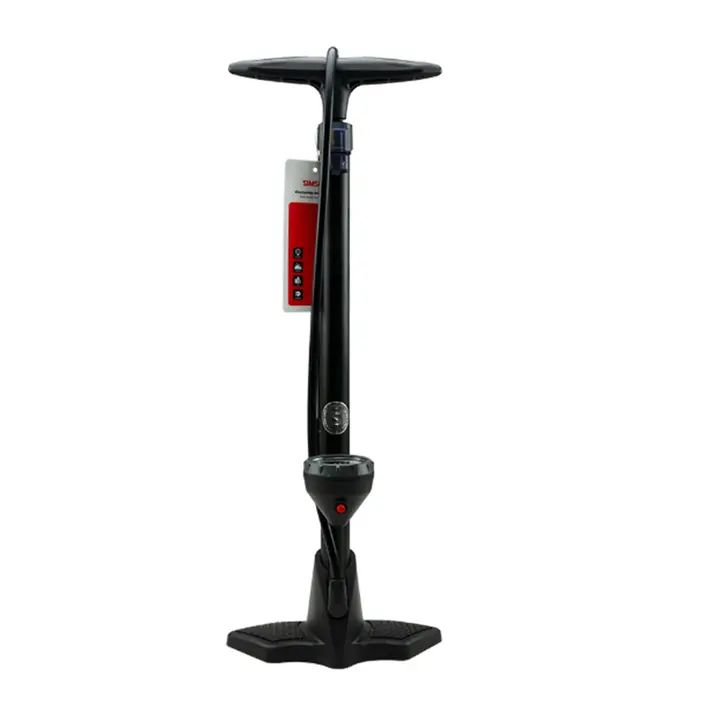 Simson AeroPro 160 Fietspomp - Met Manometer - Zwart