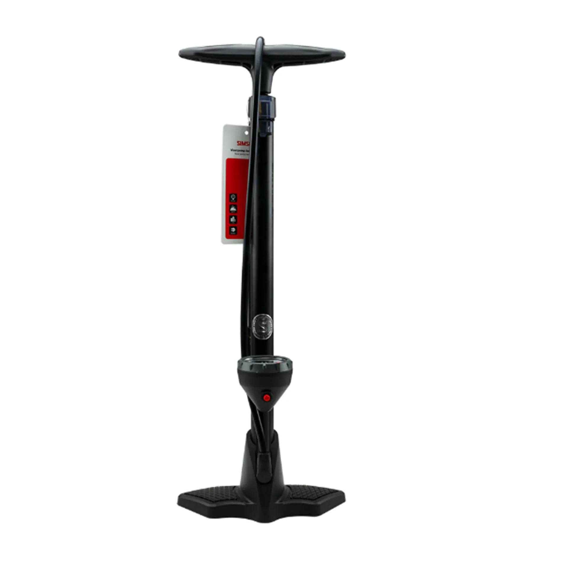 Simson AeroPro 160 Fietspomp - Met Manometer - Zwart