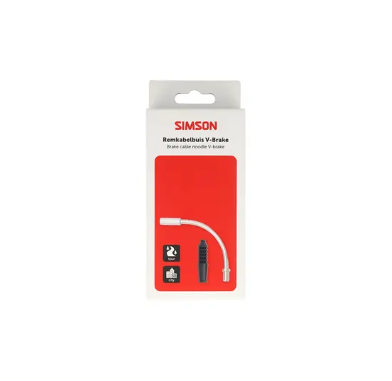 Simson Remkabelbuis V-Brake - Flexibel - Incl Rubber