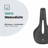 Voltano E-bike Pro Fietszadel 1.0 Trekking Smal - Zwart - Heren