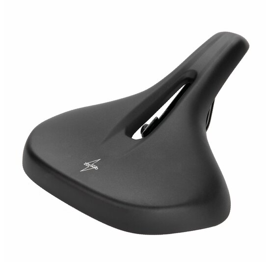 Voltano E-bike Pro Fietszadel 3.0 Breed - Zwart - Unisex - Met Zadelstrop