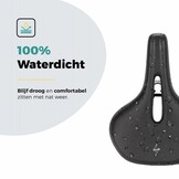 Voltano E-bike Pro Fietszadel 3.0 Breed - Zwart - Unisex - Met Zadelstrop
