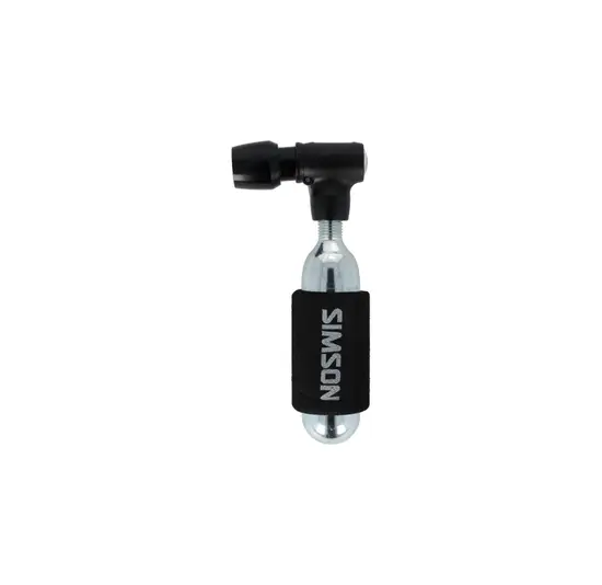 Simson CO2 AeroJet Fietspomp - Zwart