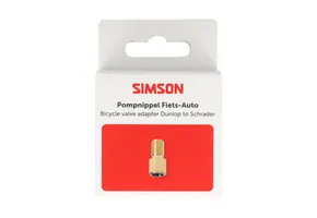 Simson Pompnippel Fiets - Autoventiel