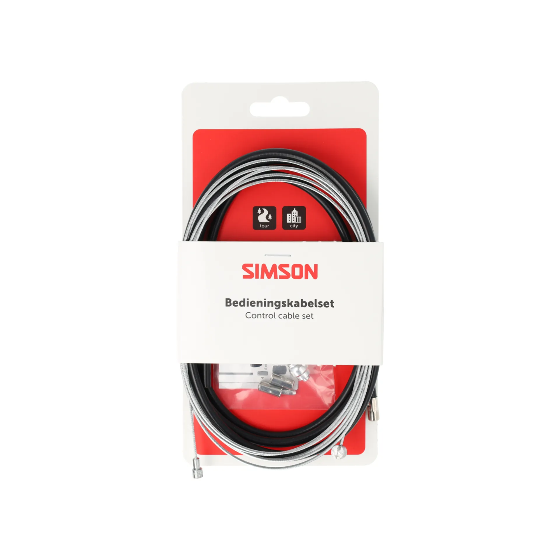 Simson Remkabelset Compleet - Universeel - 170CM - Zwart
