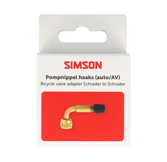 Simson Pompnippel Haaks Auto- Voor Moeilijk Bereikbare Autoventielen