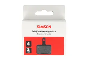 Simson Schijfremblokjes Voor Shimano/tektro - 1 Paar Organic Remblokken