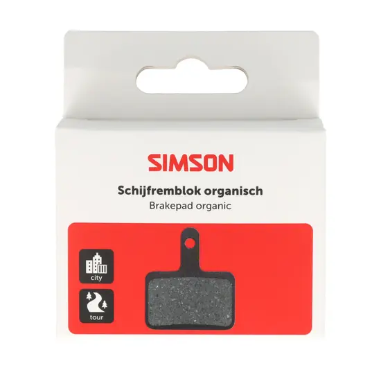Simson Schijfremblokjes Voor Shimano/tektro - 1 Paar Organic Remblokken