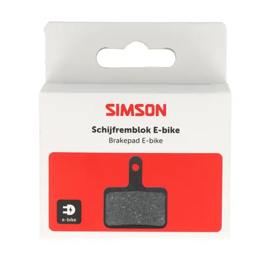 Simson E-Bike Schijfremblokjes Voor Shimano/tektro - 1 Paar