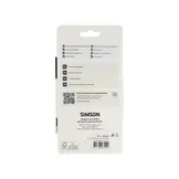 Simson Trommelremkabelset Compleet - Universeel - 225cm - Zwart