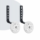 Voltano Zijwieltjes LED Verlichting Solid – Wit – 12-20 Inch - Verstevigd Staal