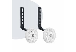 Voltano Zijwieltjes LED Verlichting Solid – Wit – 12-20 Inch - Verstevigd Staal