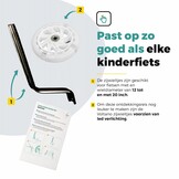 Voltano Zijwieltjes LED Verlichting Solid – Wit – 12-20 Inch - Verstevigd Staal