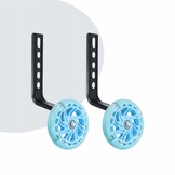 Voltano Zijwieltjes LED Verlichting Solid – Blauw – 12-20 Inch - Verstevigd Staal