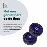 Voltano Zijwieltjes LED Verlichting Steady XL - Blauw - 12-20 Inch - Verstevigd Staal