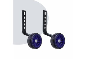 Voltano Zijwieltjes LED Verlichting Steady XL - Blauw - 12-20 Inch - Verstevigd Staal