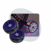 Voltano Zijwieltjes LED Verlichting Steady XL - Blauw - 12-20 Inch - Verstevigd Staal