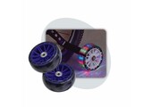 Voltano Zijwieltjes LED Verlichting Steady XL - Blauw - 12-20 Inch - Verstevigd Staal