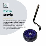 Voltano Zijwieltjes LED Verlichting Steady XL - Blauw - 12-20 Inch - Verstevigd Staal