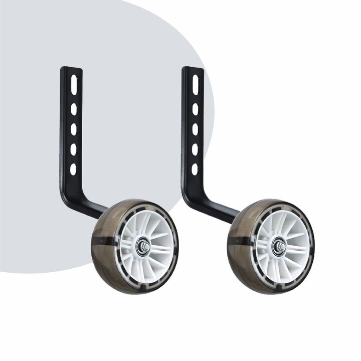 Voltano Zijwieltjes LED Verlichting Steady XL - Wit - 12-20 Inch - Verstevigd Staal