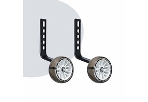 Voltano Zijwieltjes LED Verlichting Steady XL - Wit - 12-20 Inch - Verstevigd Staal
