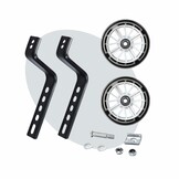 Voltano Zijwieltjes LED Verlichting Steady XL - Wit - 12-20 Inch - Verstevigd Staal