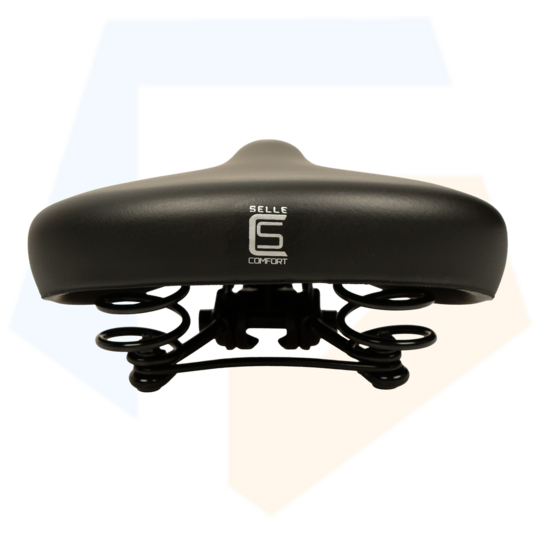 Selle Comfort City Foam Fietszadel - Vacuüm Geseald - Zwart
