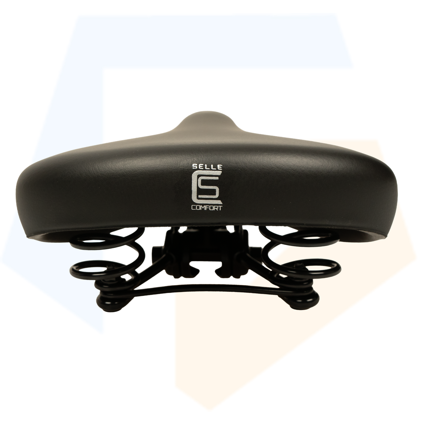 Selle Comfort City Foam Fietszadel - Vacuüm Geseald - Zwart