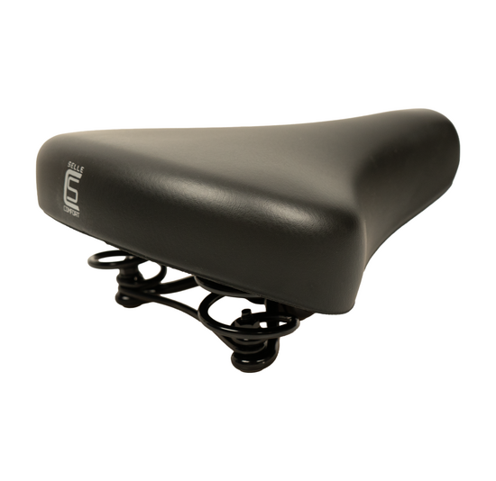 Selle Comfort City Foam Fietszadel - Vacuüm Geseald - Zwart