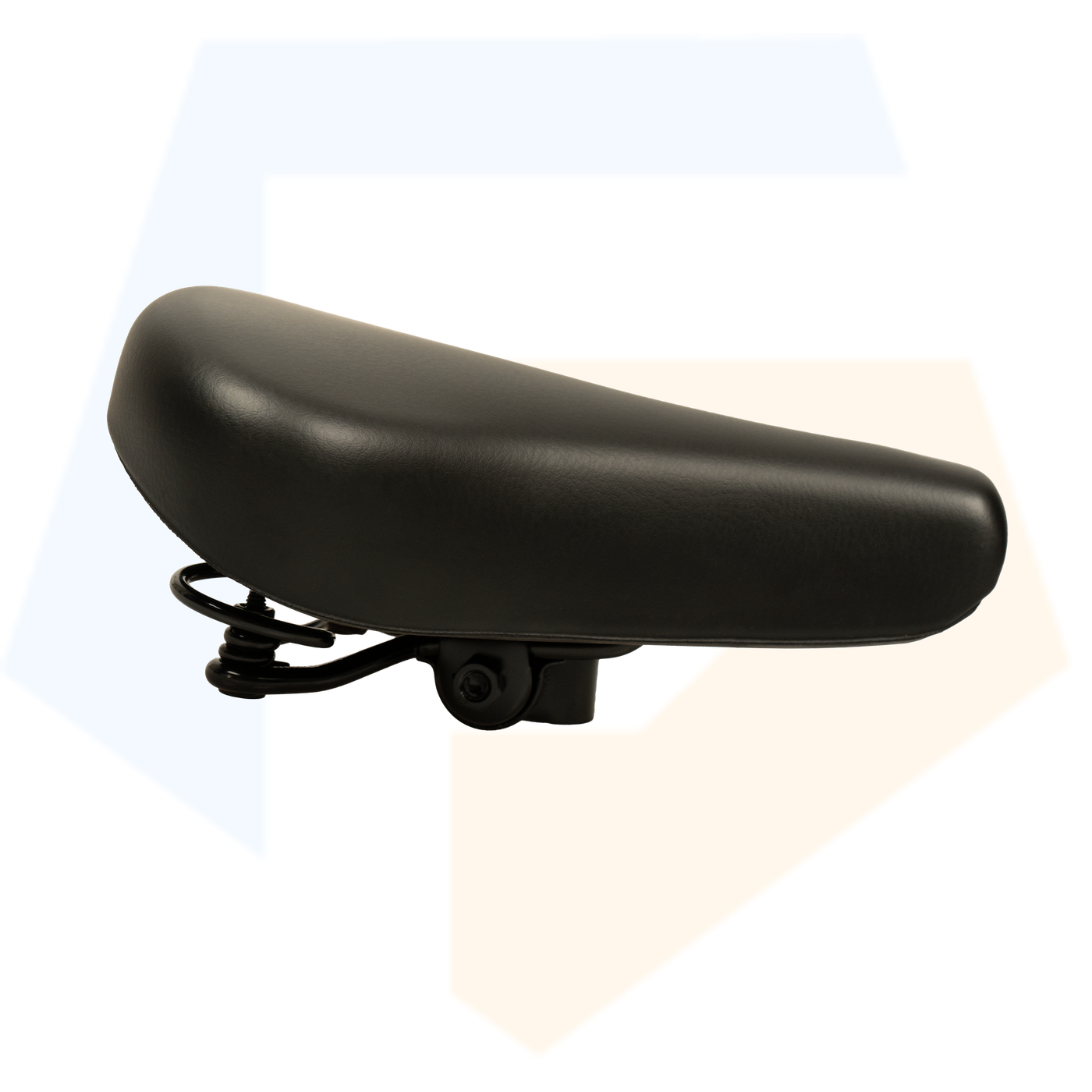 Selle Comfort City Foam Fietszadel - Vacuüm Geseald - Zwart