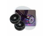 Voltano Zijwieltjes LED Verlichting Steady XL - Zwart - 12-20 Inch - Verstevigd Staal