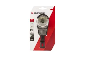 Spanninga Galeo XDO Koplamp - Naafdynamo - Incl Vorkbeugel - Zwart