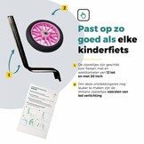 Voltano Zijwieltjes Strong - Roze - 12-20 Inch - Verstevigd Staal