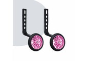 Voltano Zijwieltjes Strong - Roze - 12-20 Inch - Verstevigd Staal