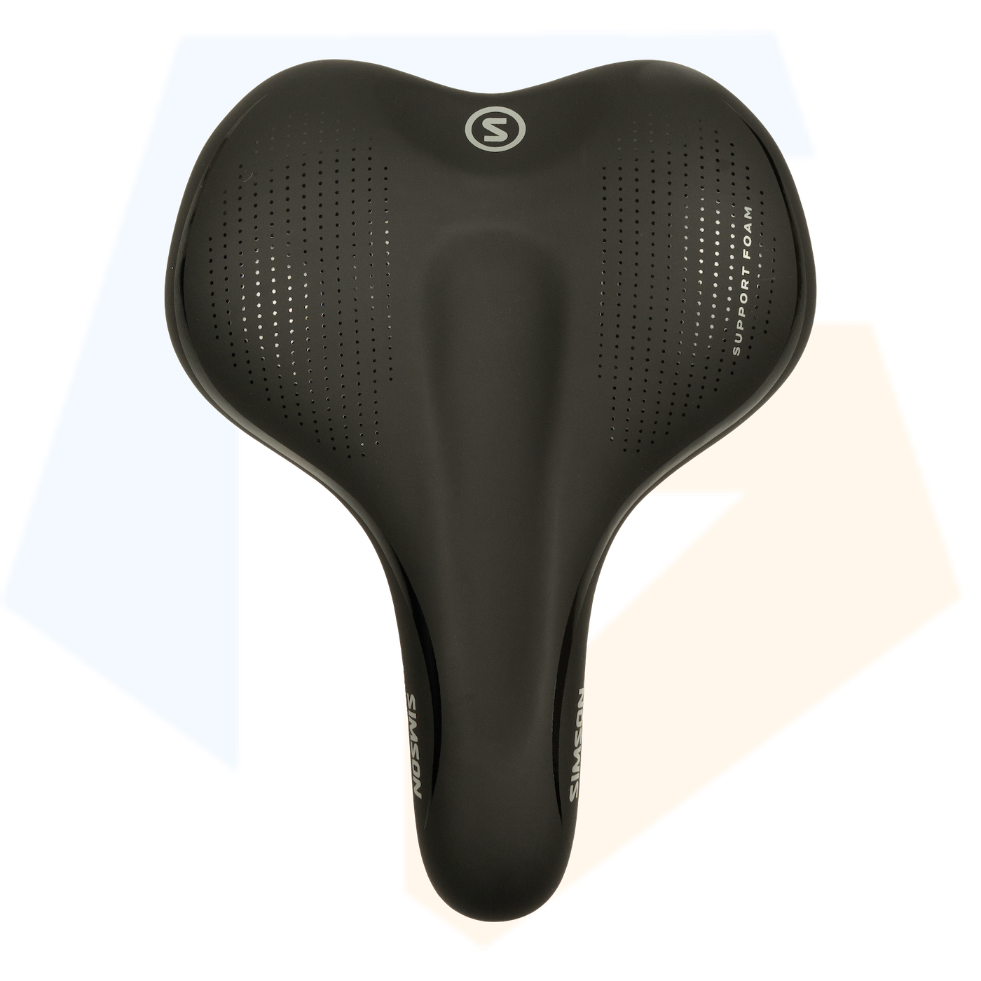 Simson Sollievo Fietszadel - Unisex - Zwart