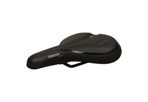 Simson Pura Fietszadel - Unisex - Zwart
