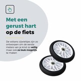 Voltano Zijwieltjes Strong - Wit - 12-20 Inch - Verstevigd Staal
