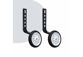 Voltano Zijwieltjes Strong - Wit - 12-20 Inch - Verstevigd Staal